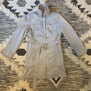 Calvin Klein Long Rain Coat.